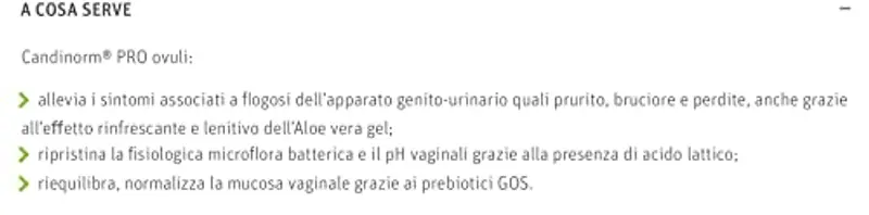 Pegaso Candinorm PRO 10 Ovuli Vaginali - Azione Riequilibrante, Normalizzante e Lenitiva miniatura 2