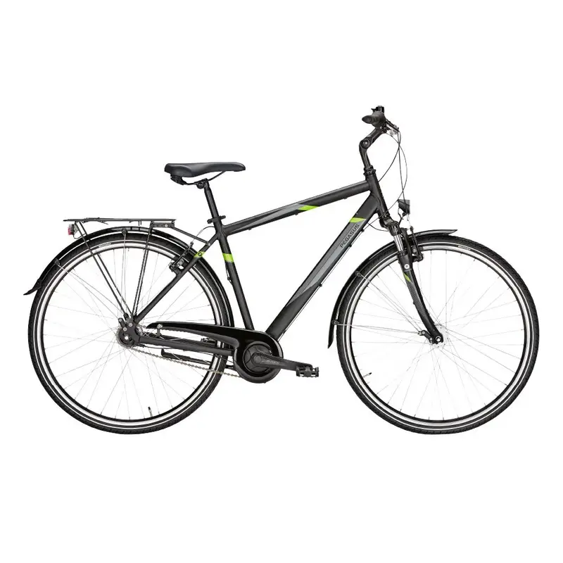 City Bike Avanti Nero Argento Uomo 53