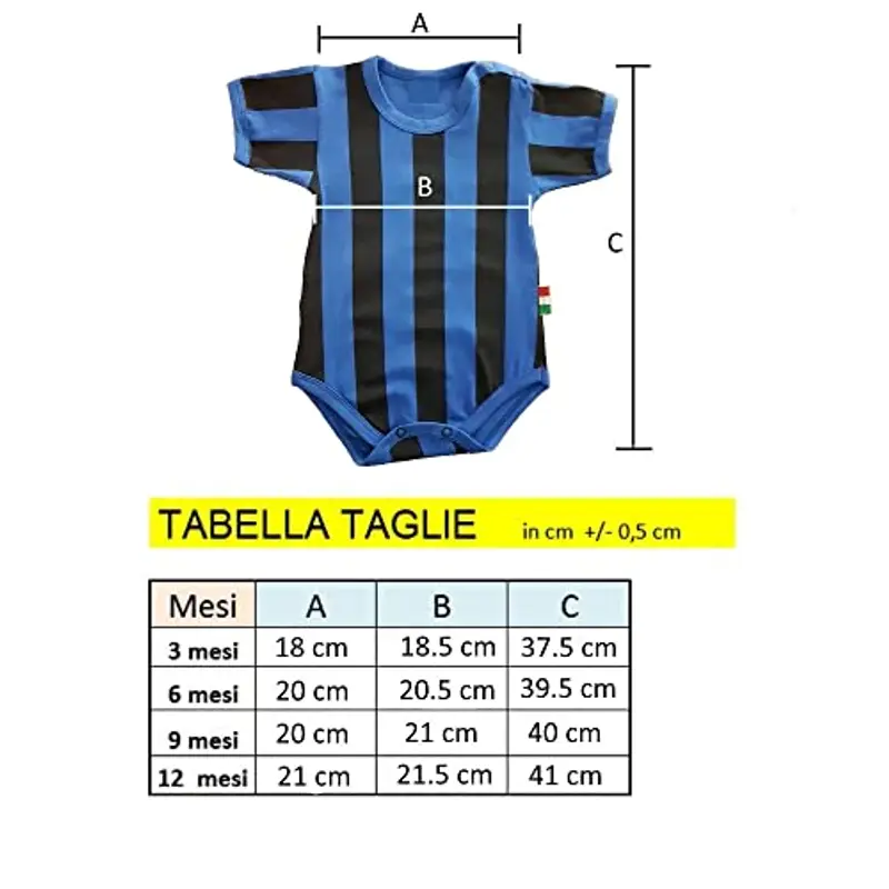 PELUSCIAMO Body neonato Neonato Nero 1351600 miniatura 2