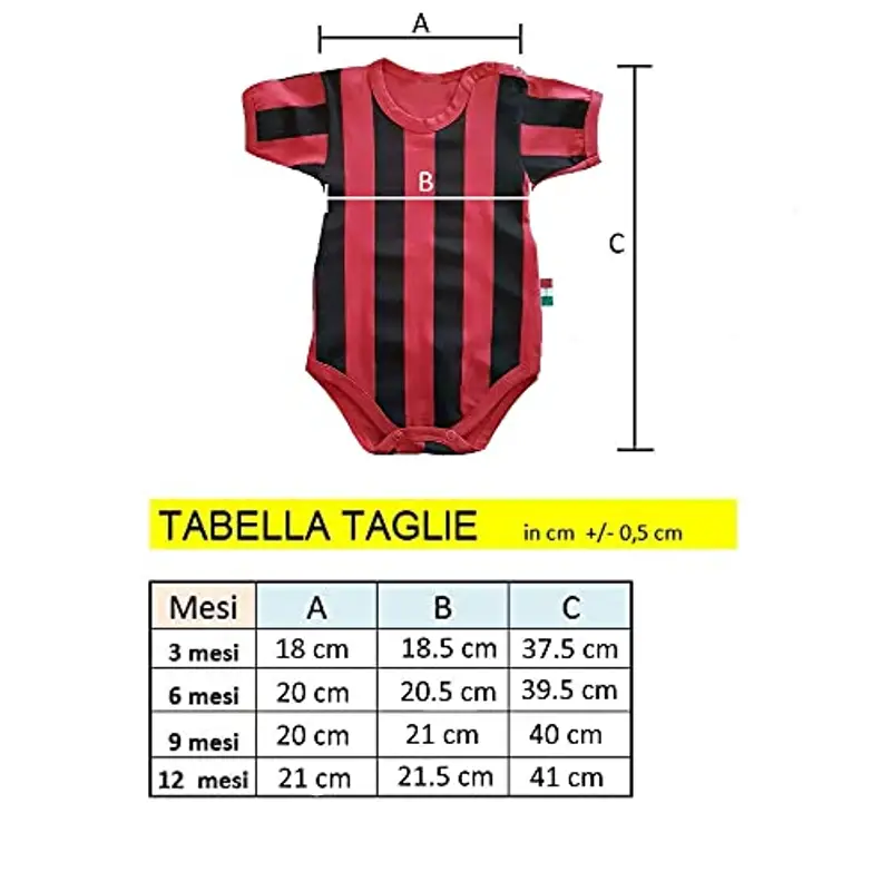 PELUSCIAMO Body neonato Neonato Nero 1351600 miniatura 3