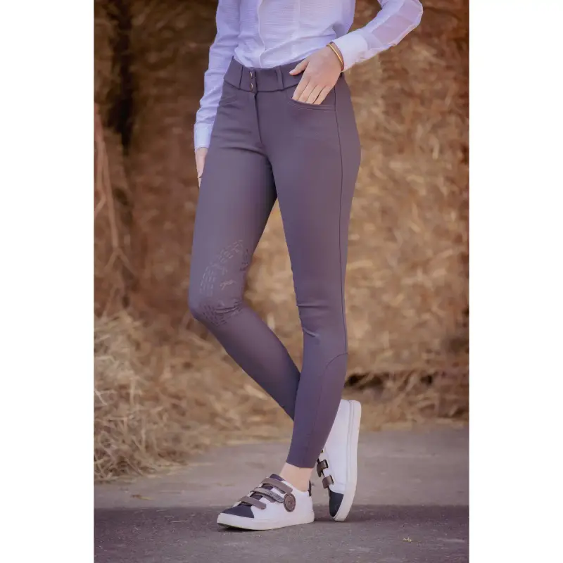 Pantaloni da equitazione full grip da donna Pénélope Majestic