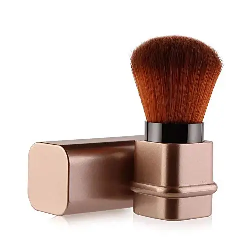 Pennello Kabuki retrattile, Pennello fard per applicare la cipria in movimento, Blush brush