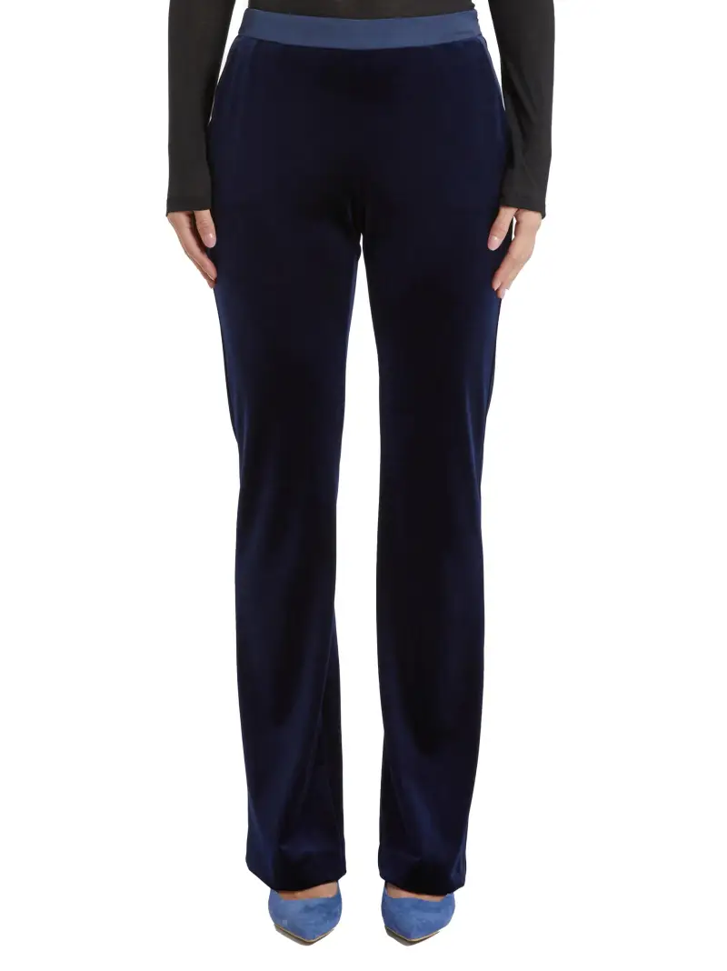 Pantalone torba blu Blu notte