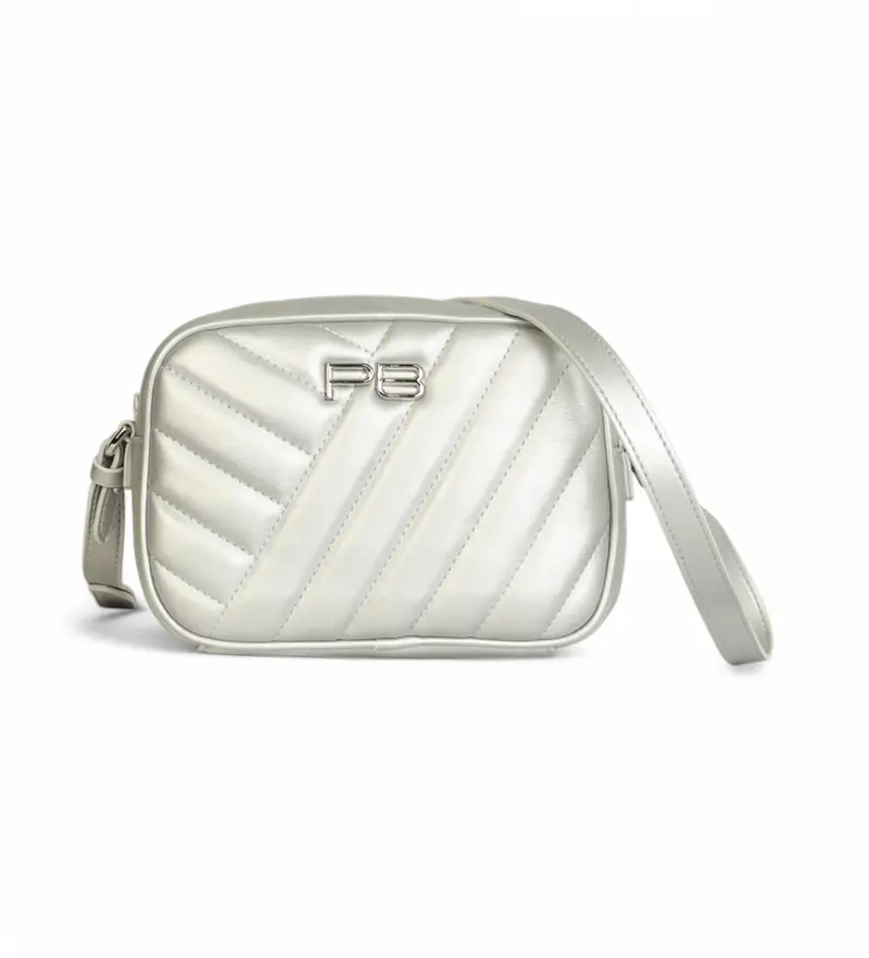 per donna 2511511025200 Borsa Tucano argento (OSFA), Casual, Poliuretano