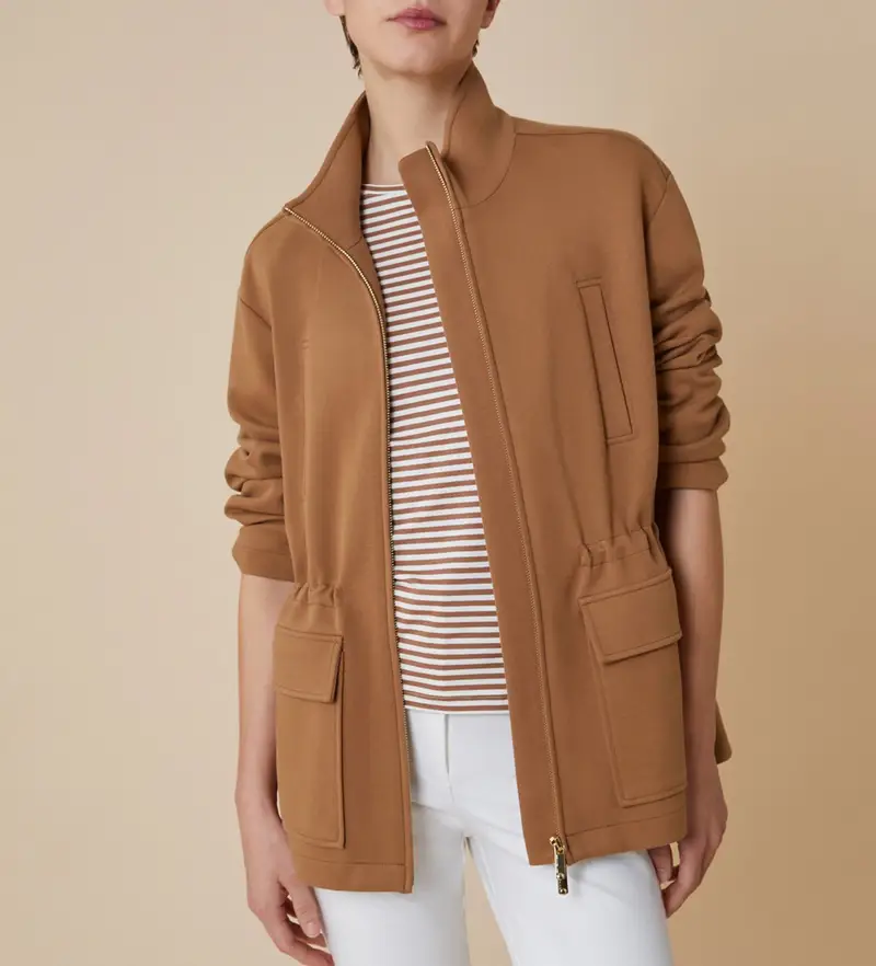 per donna 2511901016200 Giacca Zarina marrone (S/M), Casual, Cotone