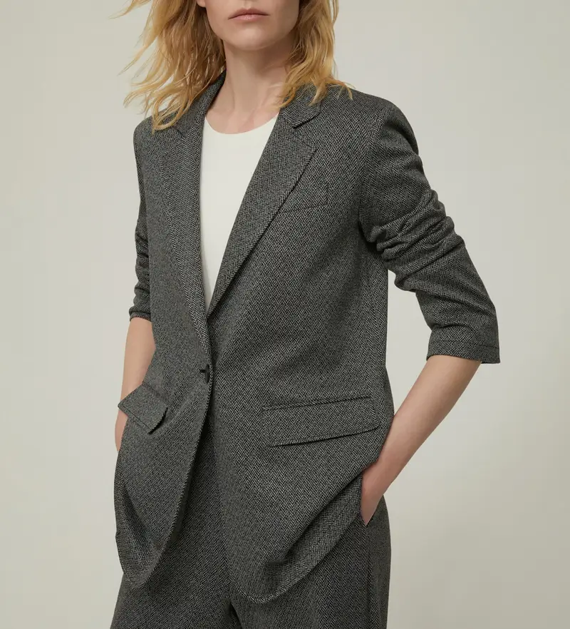 per donna 2521916086270 Giacca Gray Mania (42), Casual, Grigio, Viscosa