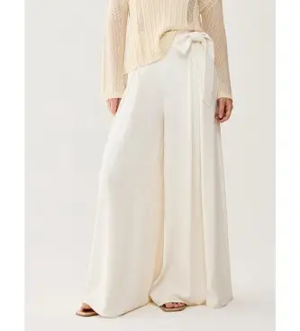 per donna 2611131072200 Pantaloni a gamba larga beige Pbplana (40), Casual, Poliestere