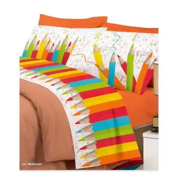 COMPLETO LETTO SINGOLO DI COTONE LEGGERO PENSIERI DELICATI