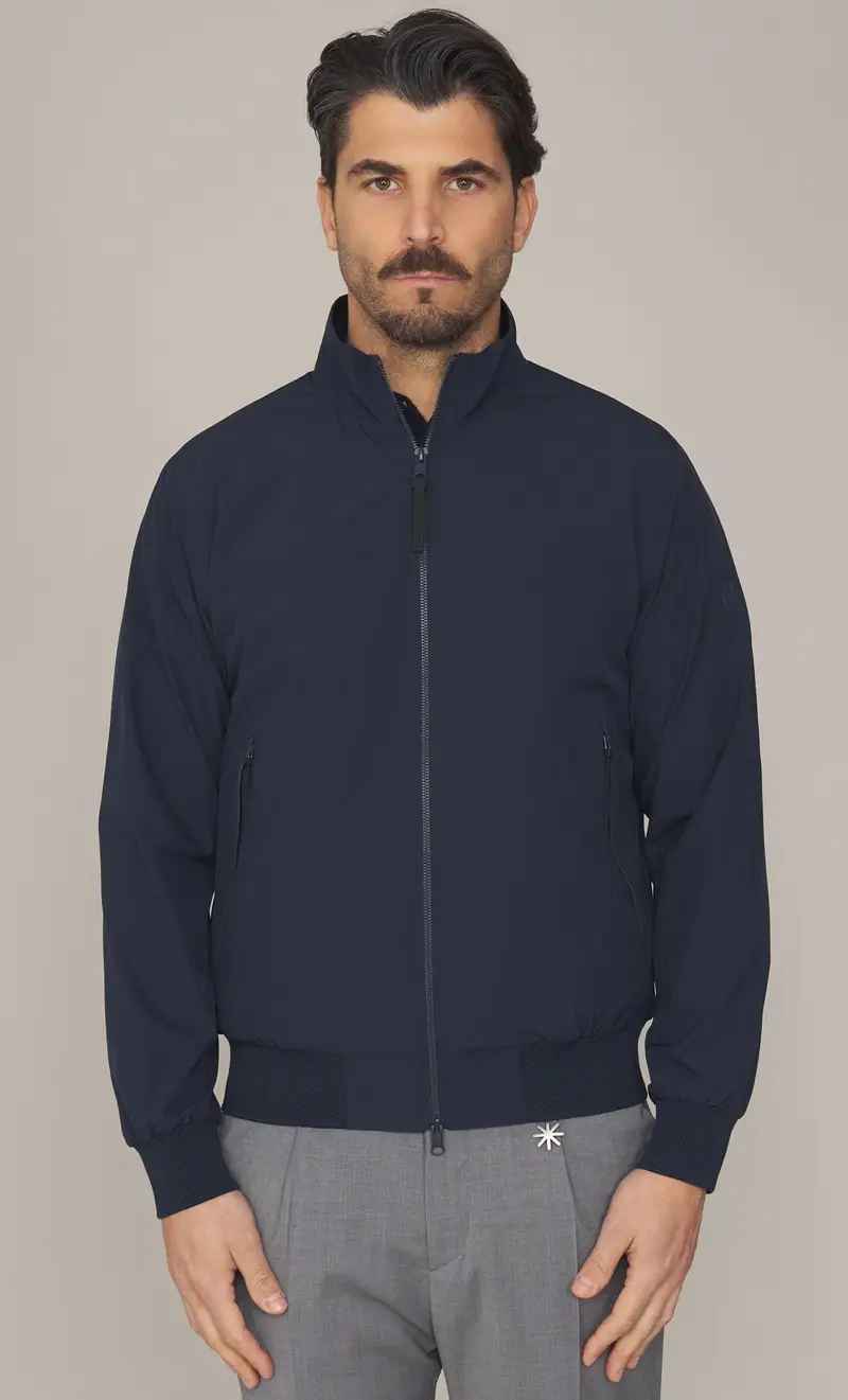 Bomber people of shibuya blu, colore blu