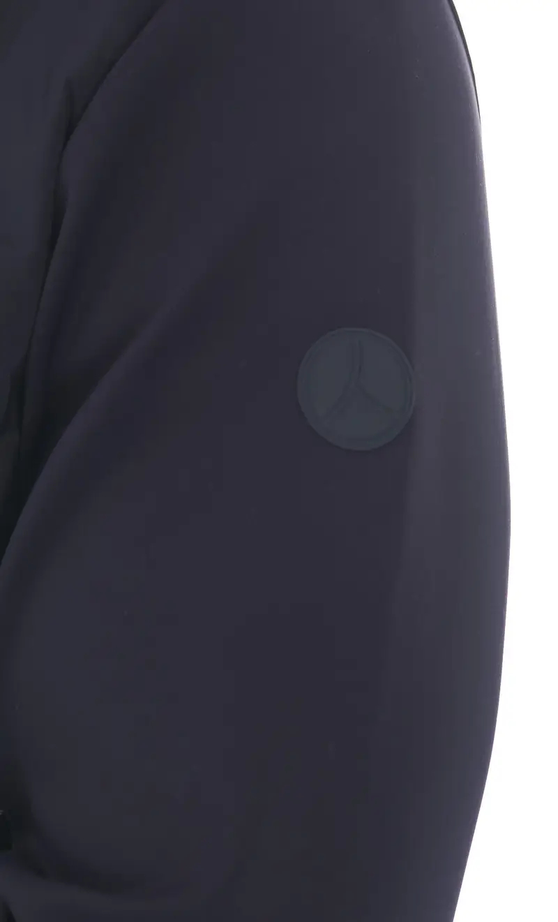 Giubbotto people of shibuya con cappuccio blu - new, colore blu miniatura 2