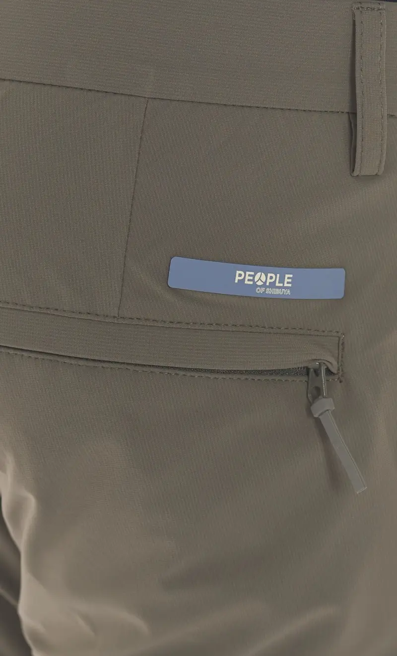 Pantalone tecnico people of shibuya - abe, colore verde miniatura 2