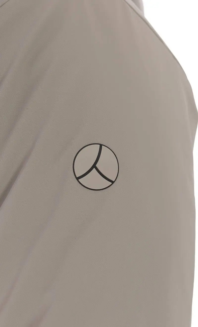 Piumino lungo people of shibuya con cappuccio aku, colore sabbia miniatura 2