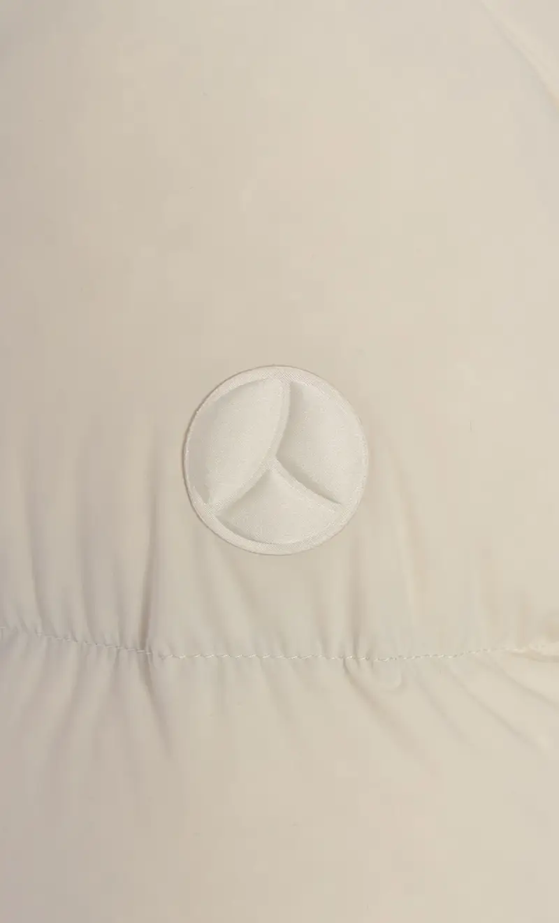 Piumino svasato people of shibuya con cappuccio staccabile bianco - aroe, colore bianco miniatura 2