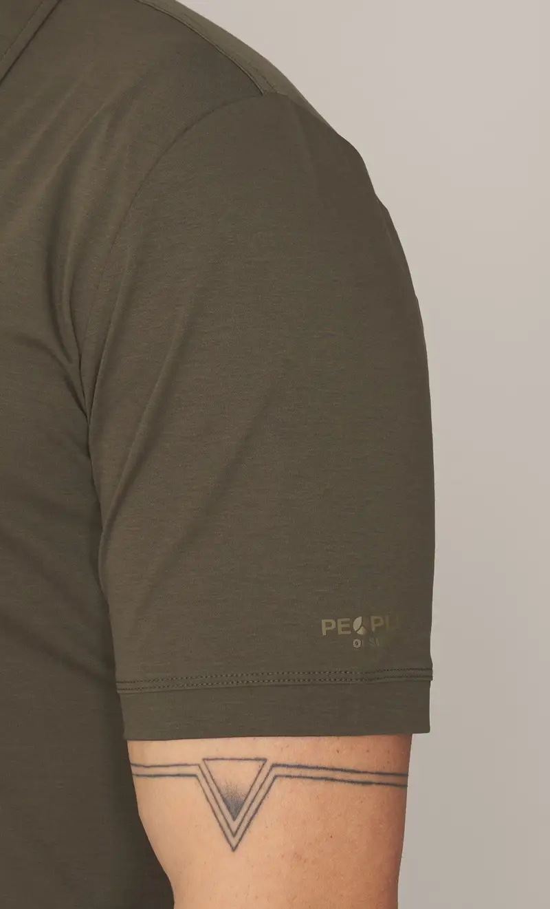 PEOPLE OF SHIBUYA Polo in filo di scozia, colore verde miniatura 2