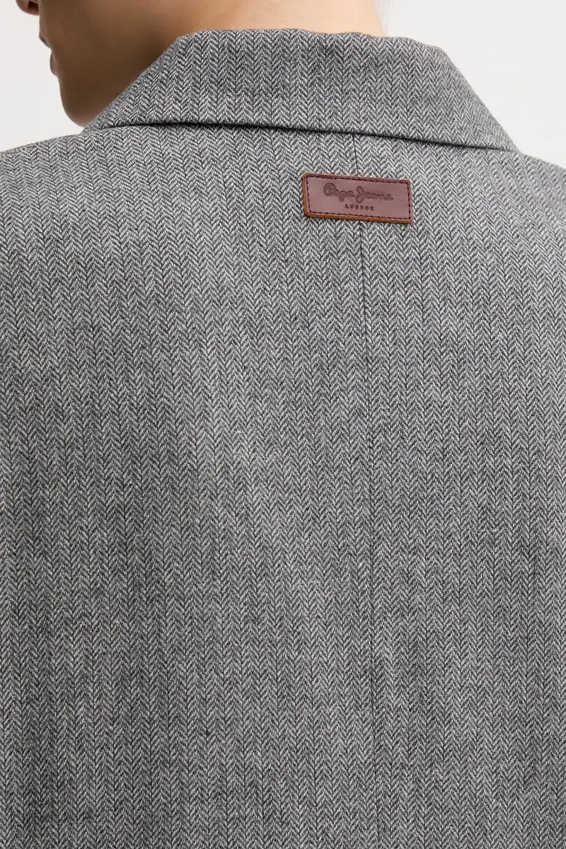 blazer con aggiunta di lana colore grigio PL4024351 miniatura 5