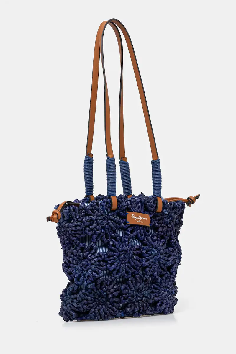 borsa da mare GINA SUNRISE colore blu navy PL031614 miniatura 2