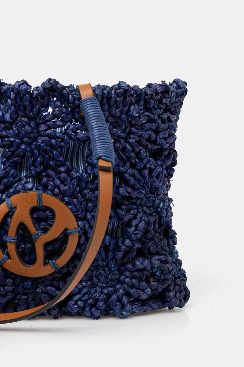 borsa da mare GINA SUNRISE colore blu navy PL031614 miniatura 3