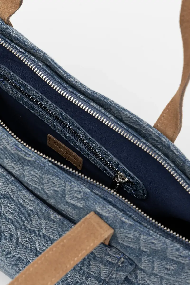 borsetta BELLAMIE DENIM colore blu PL031628 miniatura 5