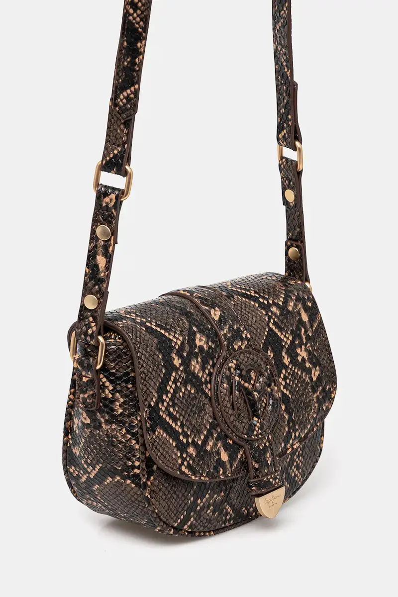 borsetta CRISSY SNAKE colore marrone PL031644 miniatura 2