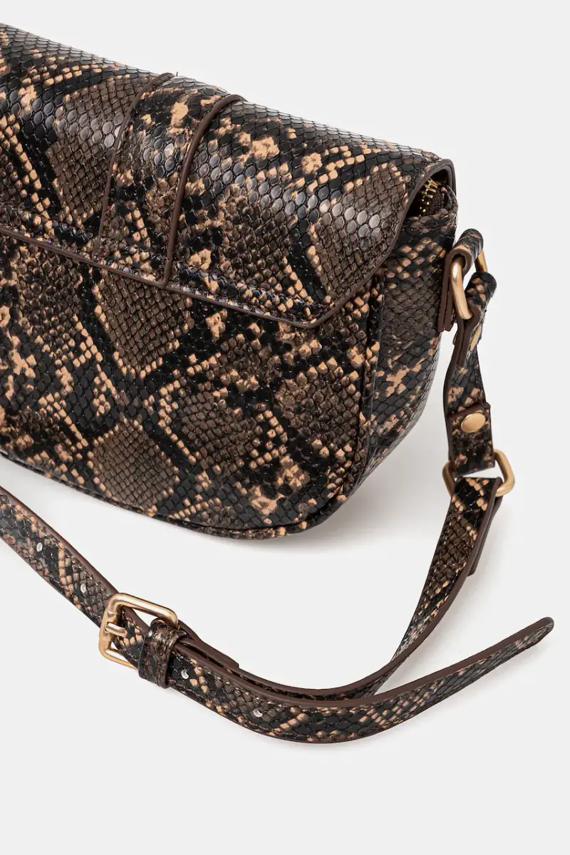 borsetta CRISSY SNAKE colore marrone PL031644 miniatura 3