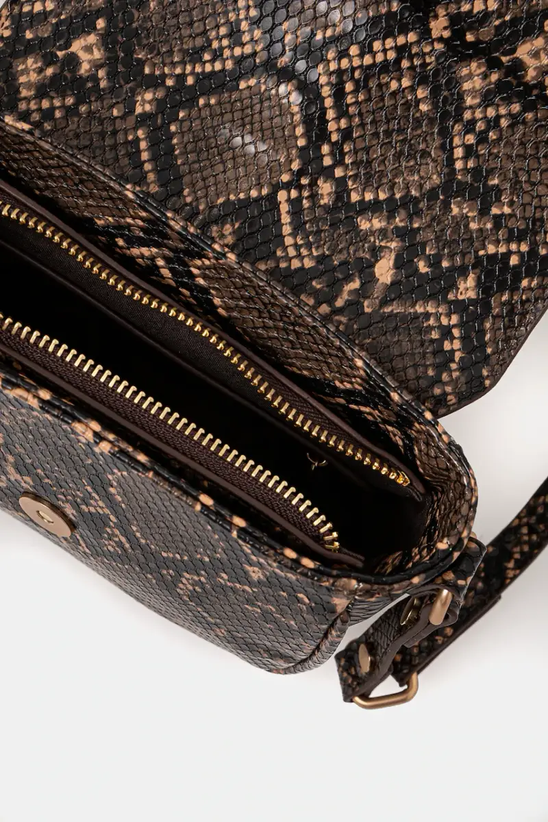 borsetta CRISSY SNAKE colore marrone PL031644 miniatura 5