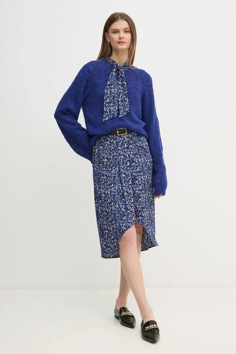 camicetta ARISA donna colore blu PL304973 miniatura 4