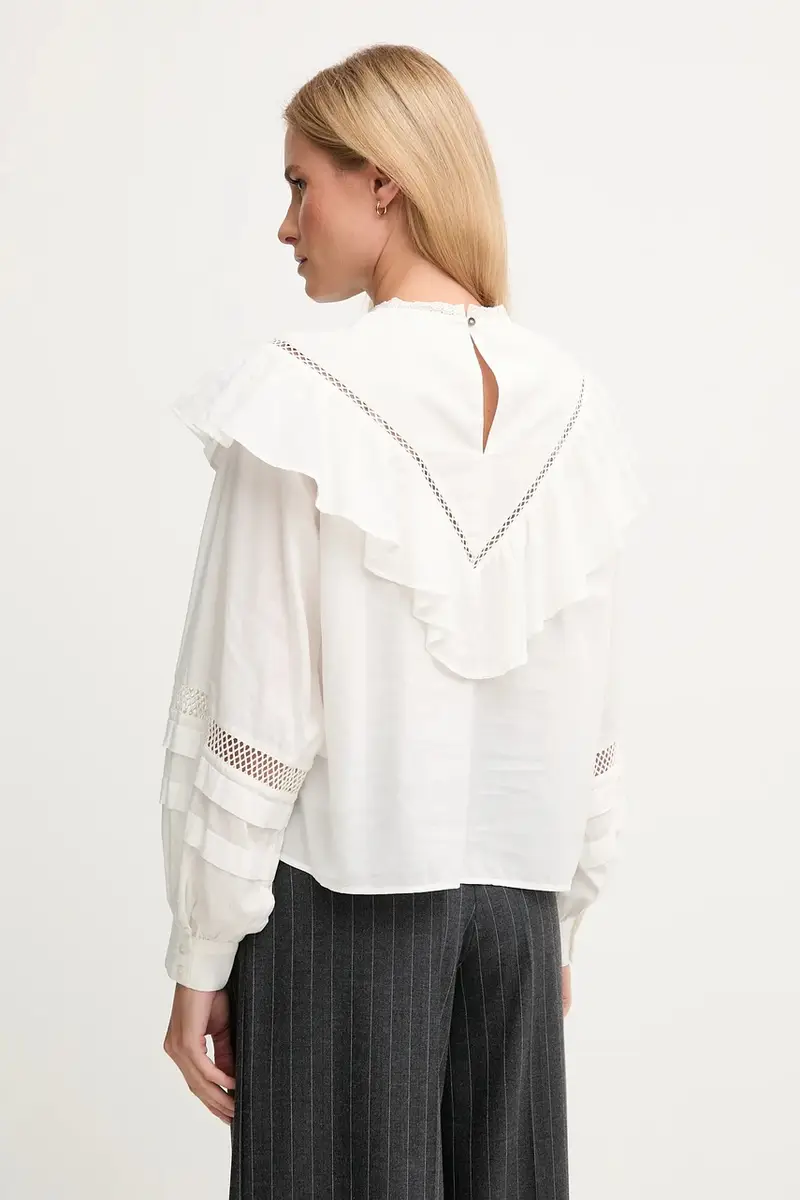 camicetta donna colore beige PL3051272 miniatura 3