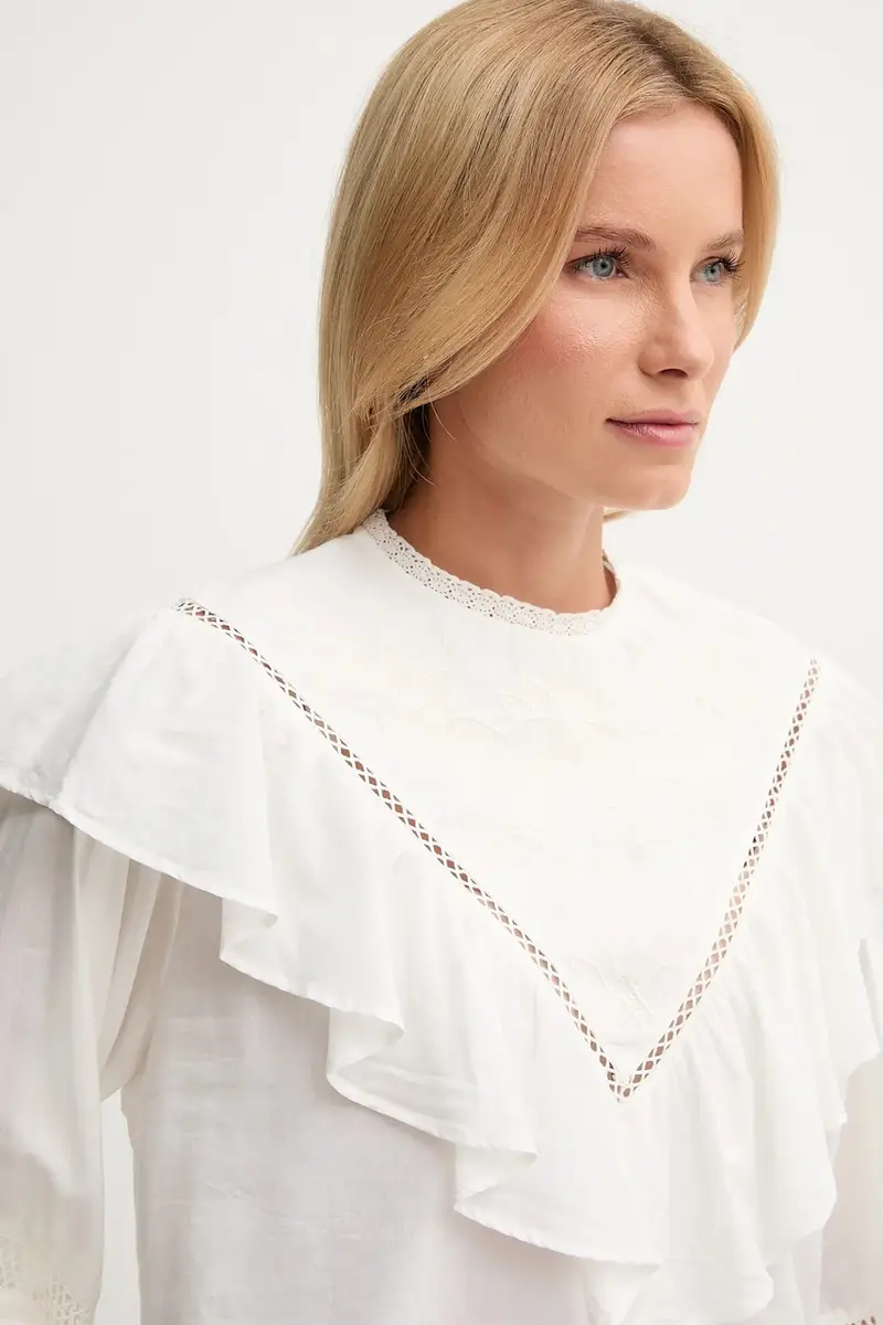 camicetta donna colore beige PL3051272 miniatura 4