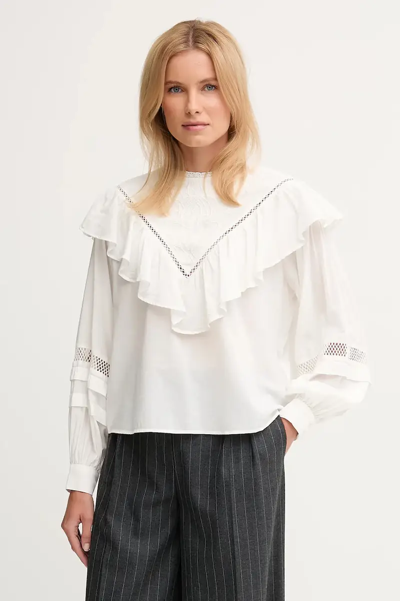 camicetta donna colore beige PL3051272