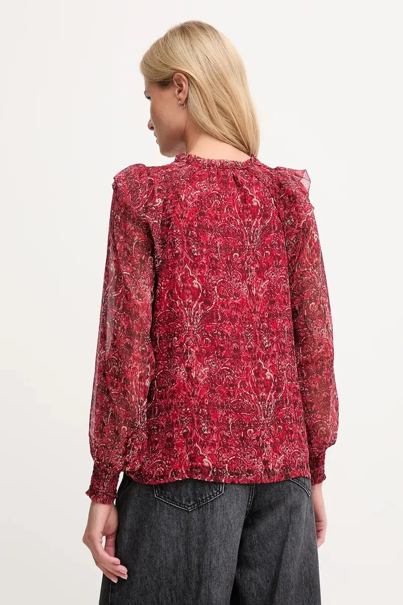 camicetta donna colore granata PL3051270 miniatura 3