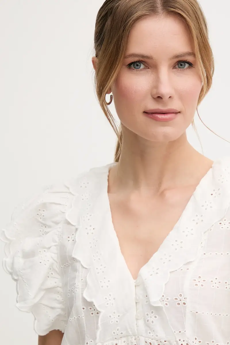 camicetta in cotone DAME donna colore beige PL305023 miniatura 5