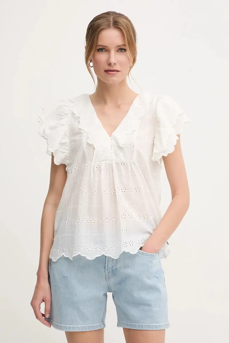 camicetta in cotone DAME donna colore beige PL305023