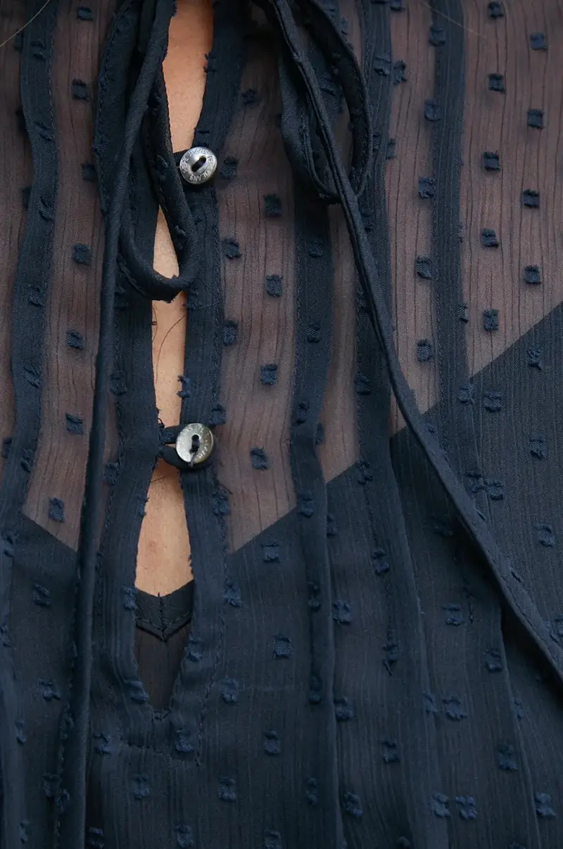 camicetta ODETTE Blu navy miniatura 5