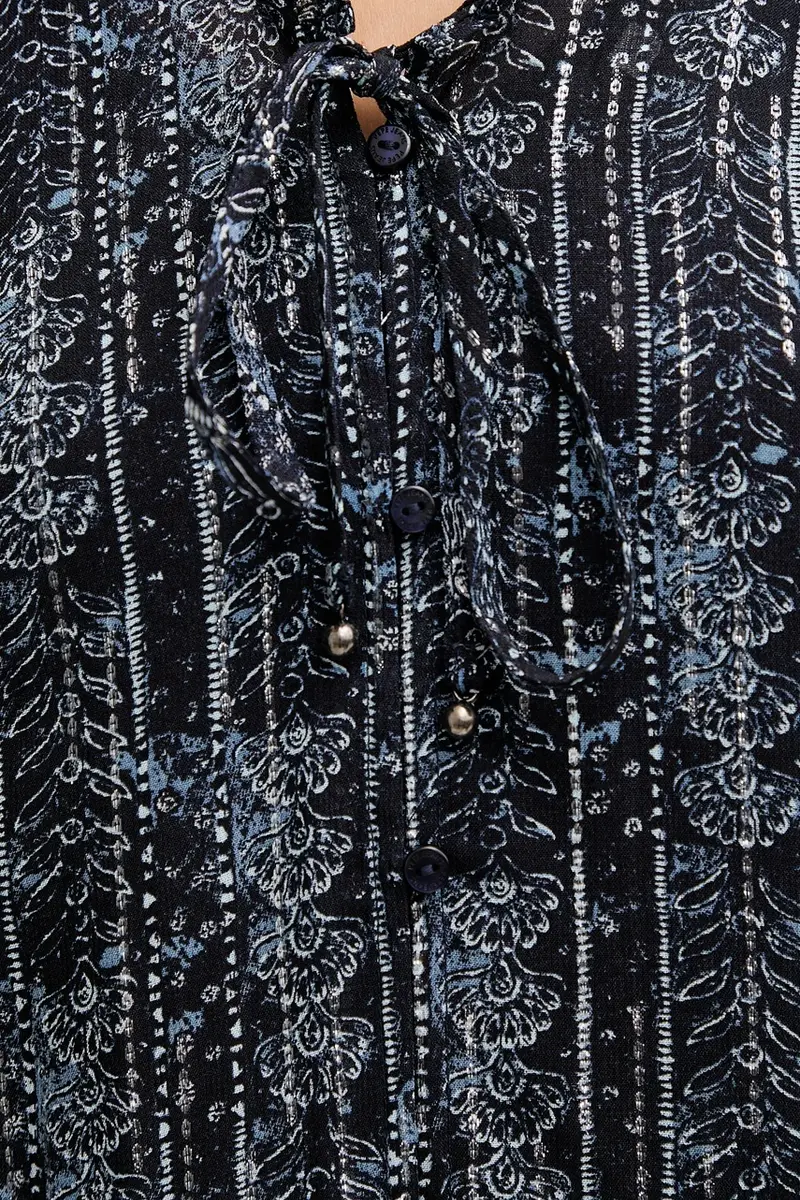 camicia donna colore blu navy PL3051281 miniatura 5