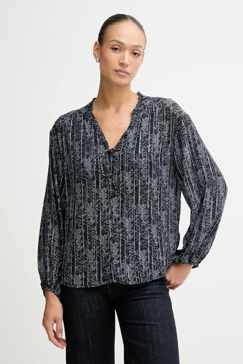 camicia donna colore blu navy PL3051281