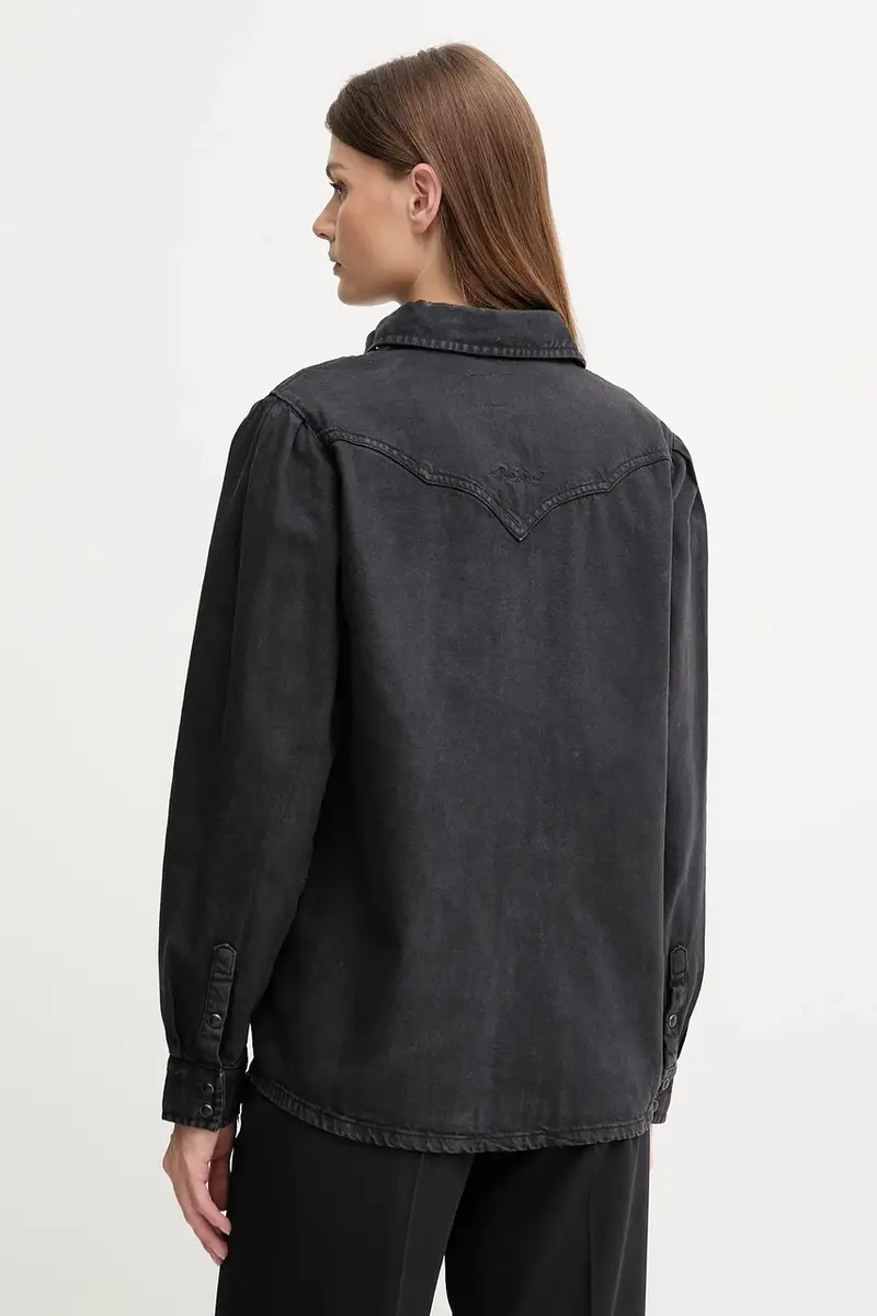 camicia donna colore nero PL3051236 miniatura 3