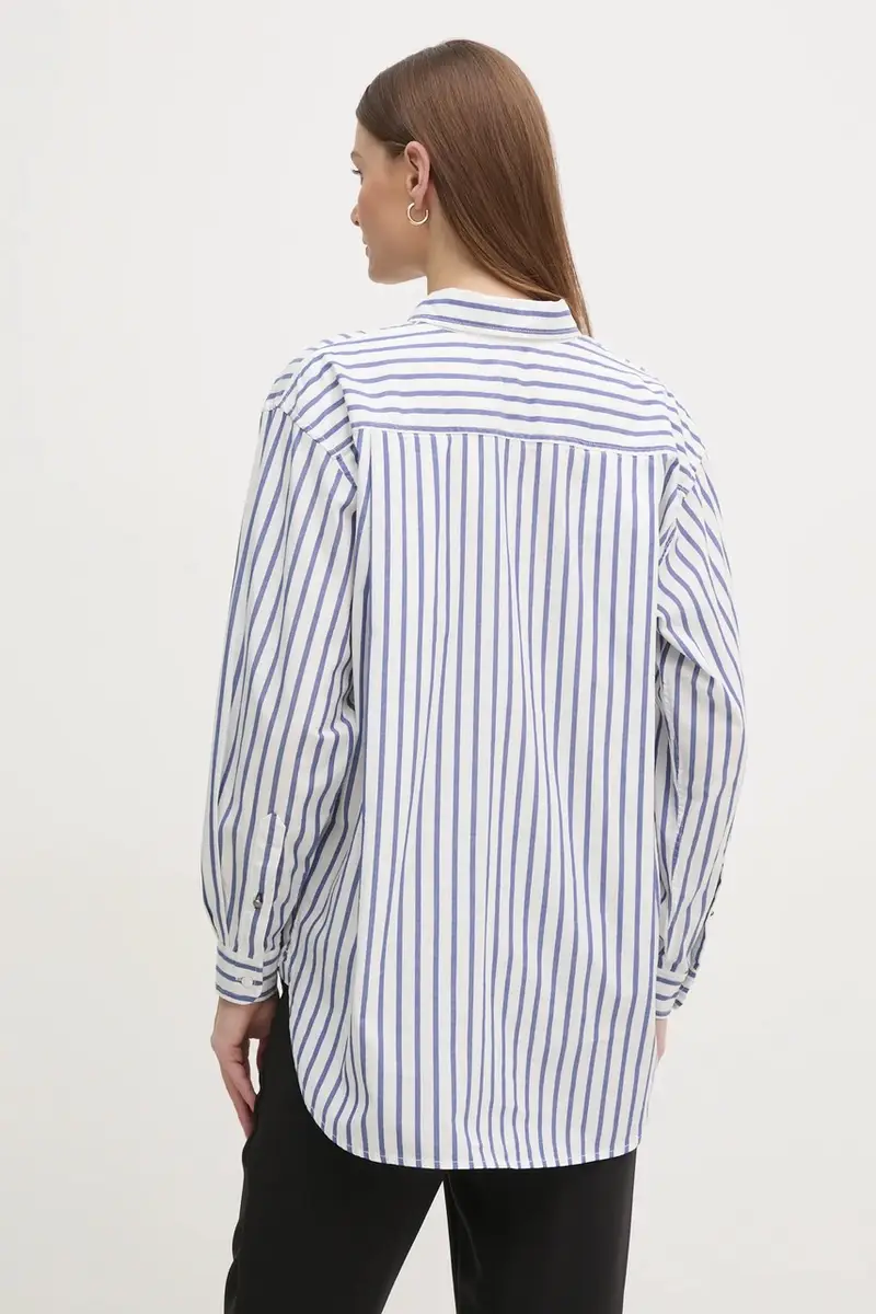 camicia in cotone ARTEMISA donna colore bianco PL304975 miniatura 3