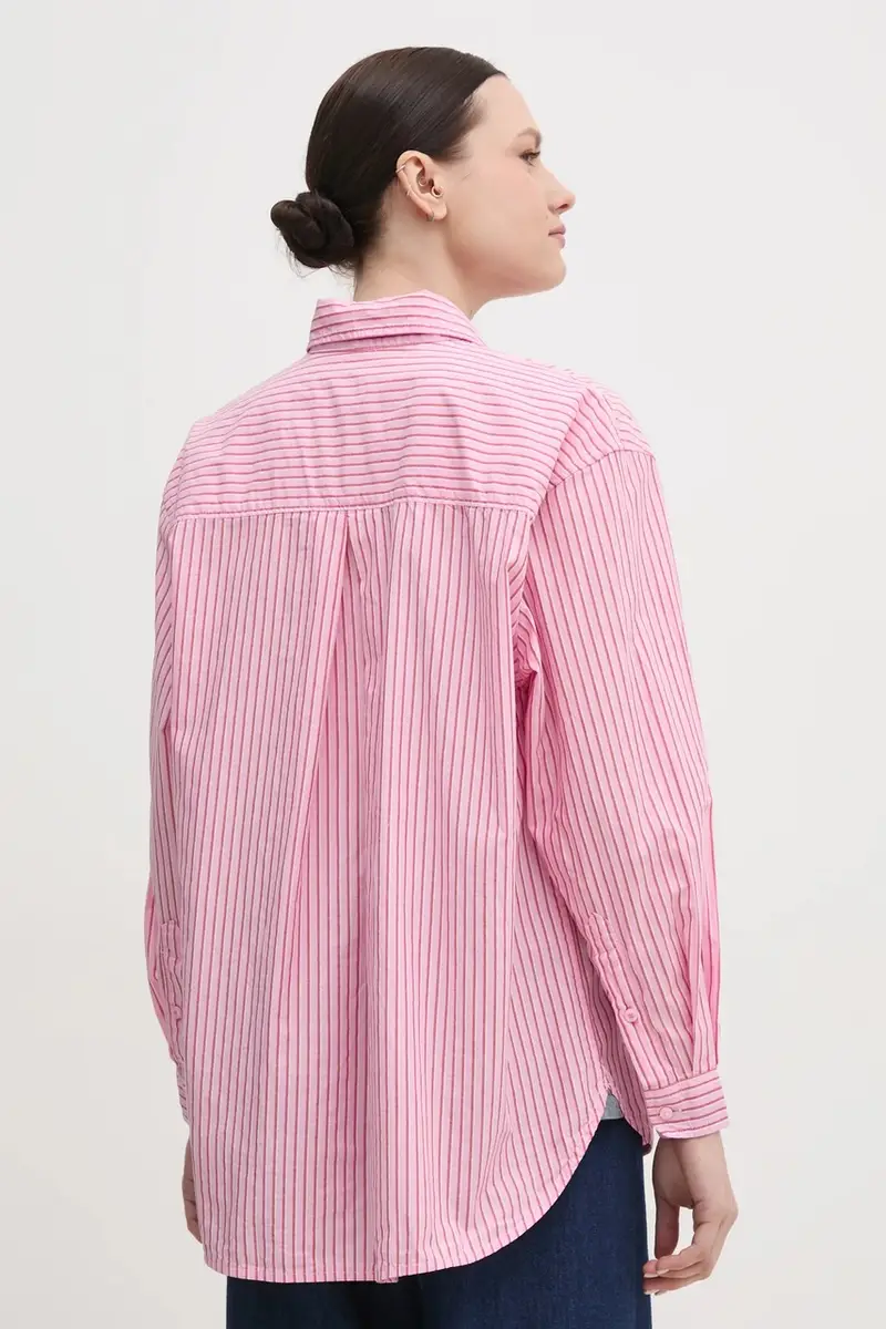 camicia in cotone CHARISMA donna colore rosa PL305003 miniatura 3