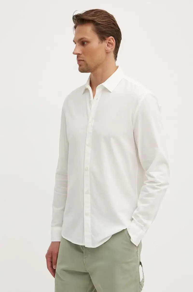 camicia in cotone MARCEL uomo colore beige PM308566