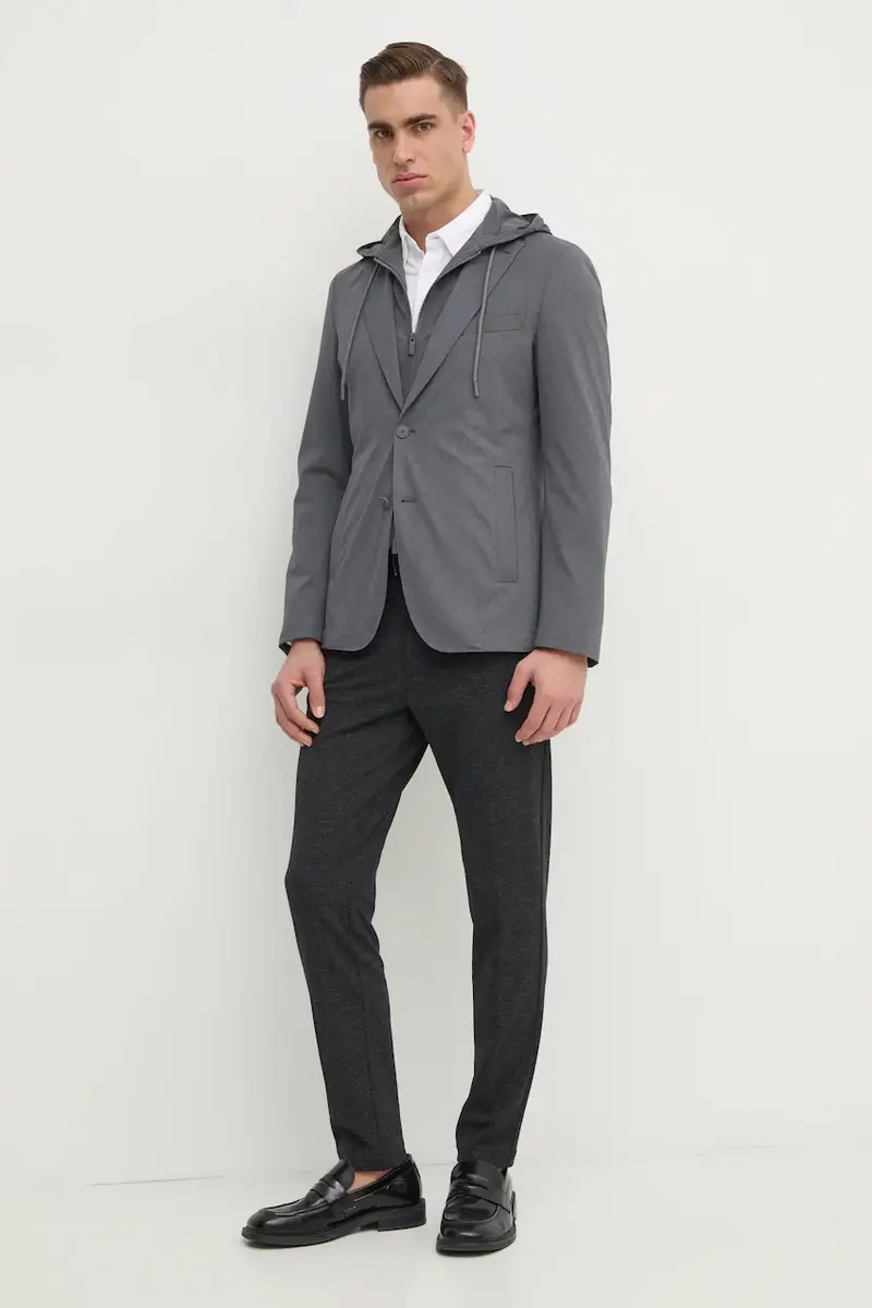 camicia in cotone uomo colore bianco miniatura 3