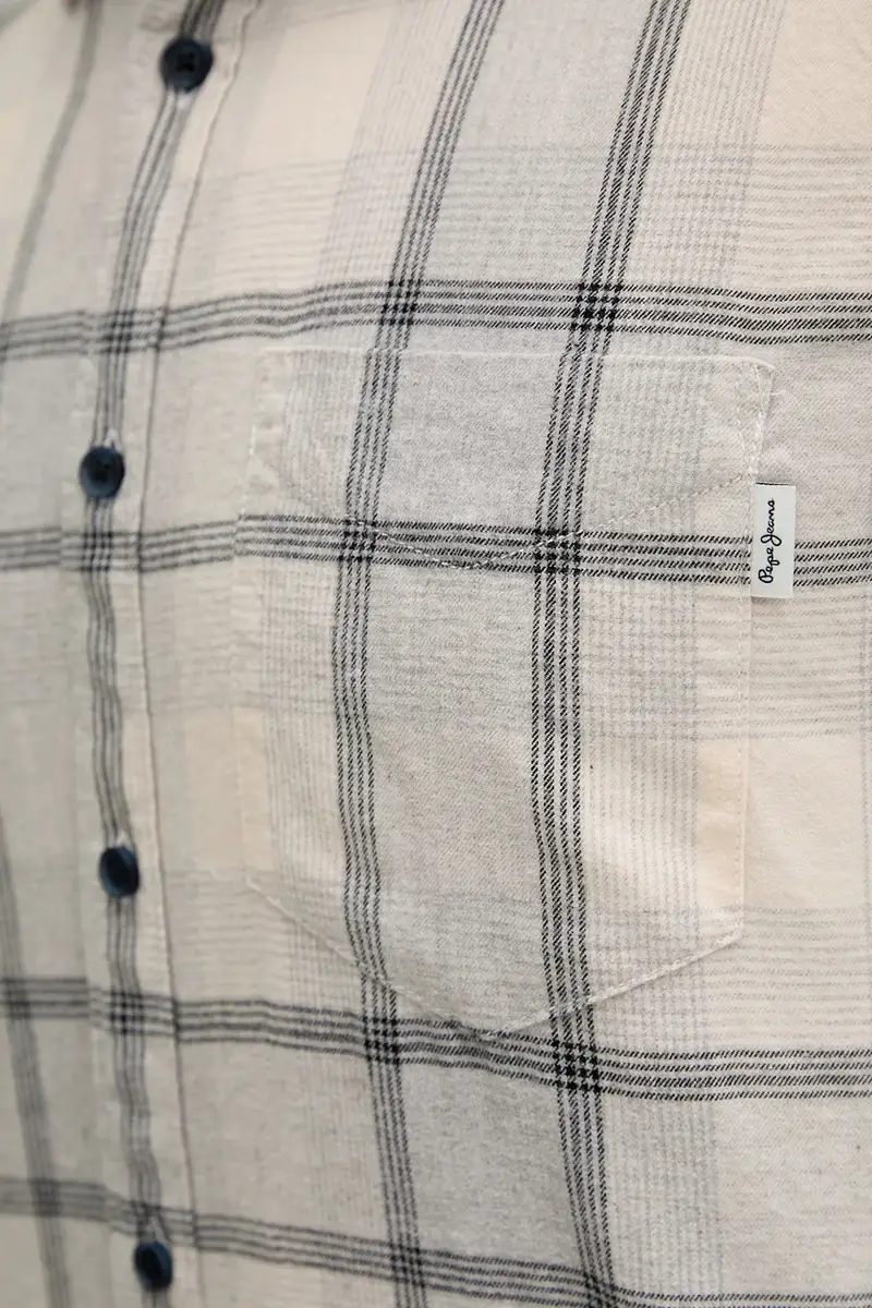 camicia in cotone uomo colore grigio PM3090829 miniatura 5