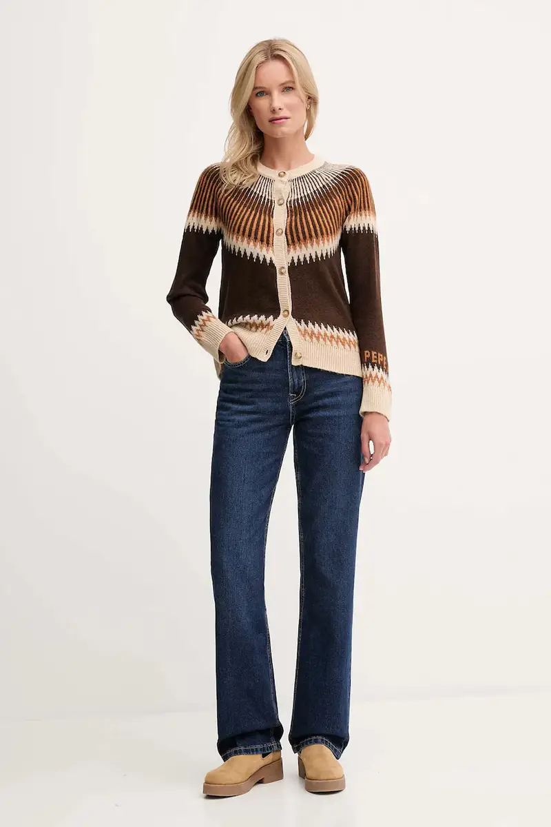 Pepe Jeans Jeans Donna Marrone 3771809 miniatura 2