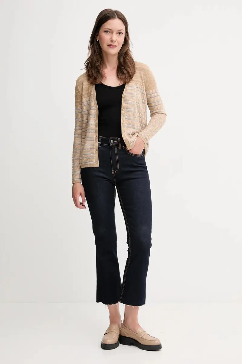 Pepe Jeans Cardigan Donna Marrone 3250360 miniatura 2