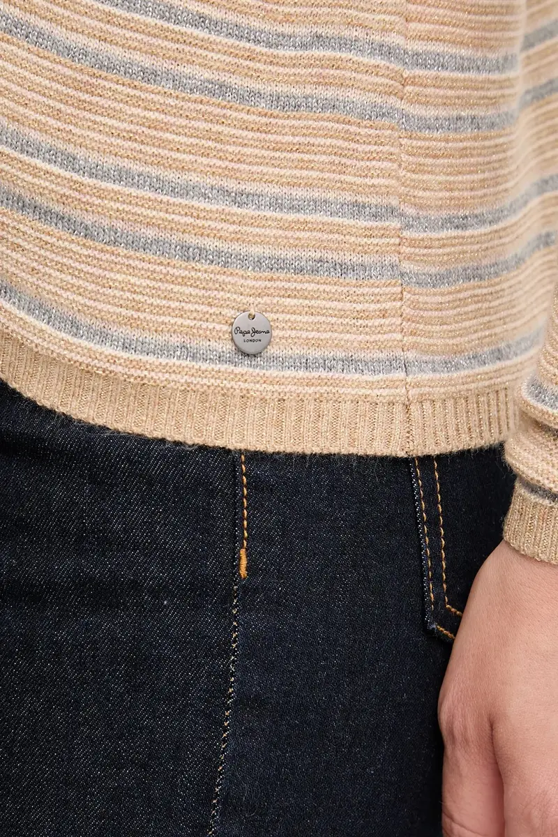 Pepe Jeans Cardigan Donna Marrone 3250360 miniatura 5