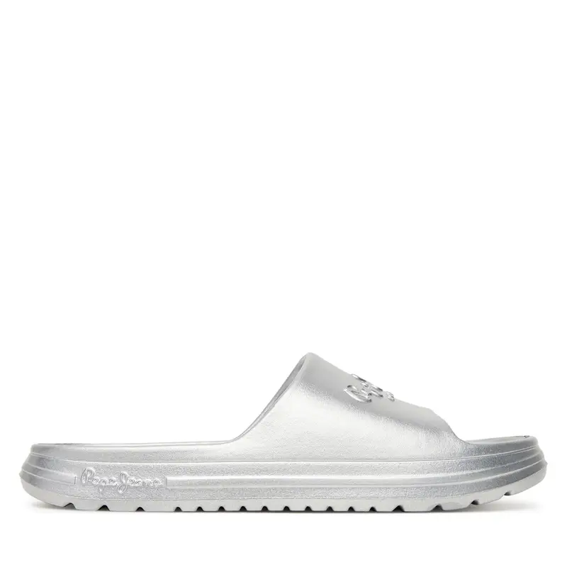 Ciabatte Pepe Jeans Beach Slidemet PLS70165 Argento