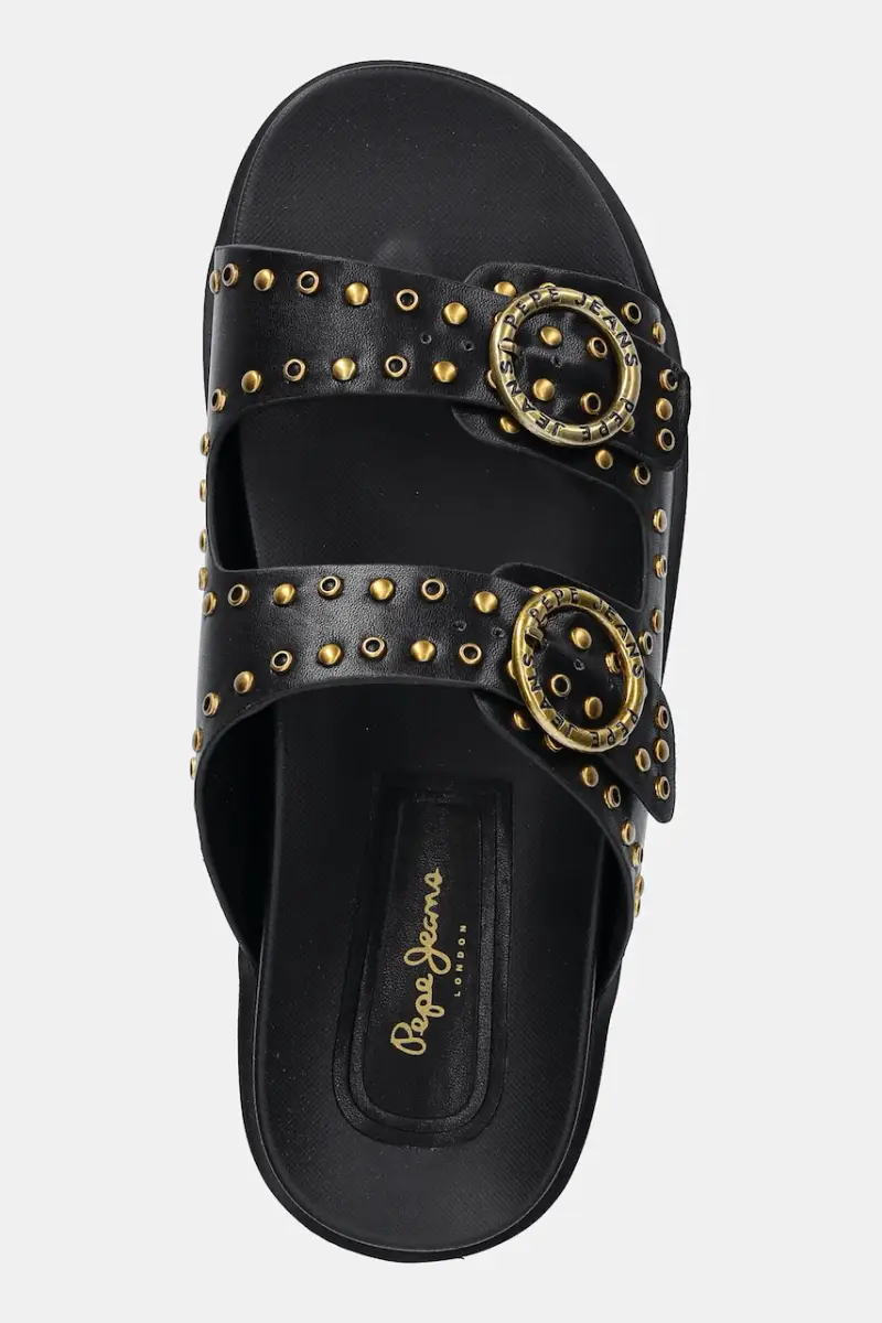 ciabatte slide POLA BUCKLE colore nero PLS90679 miniatura 4