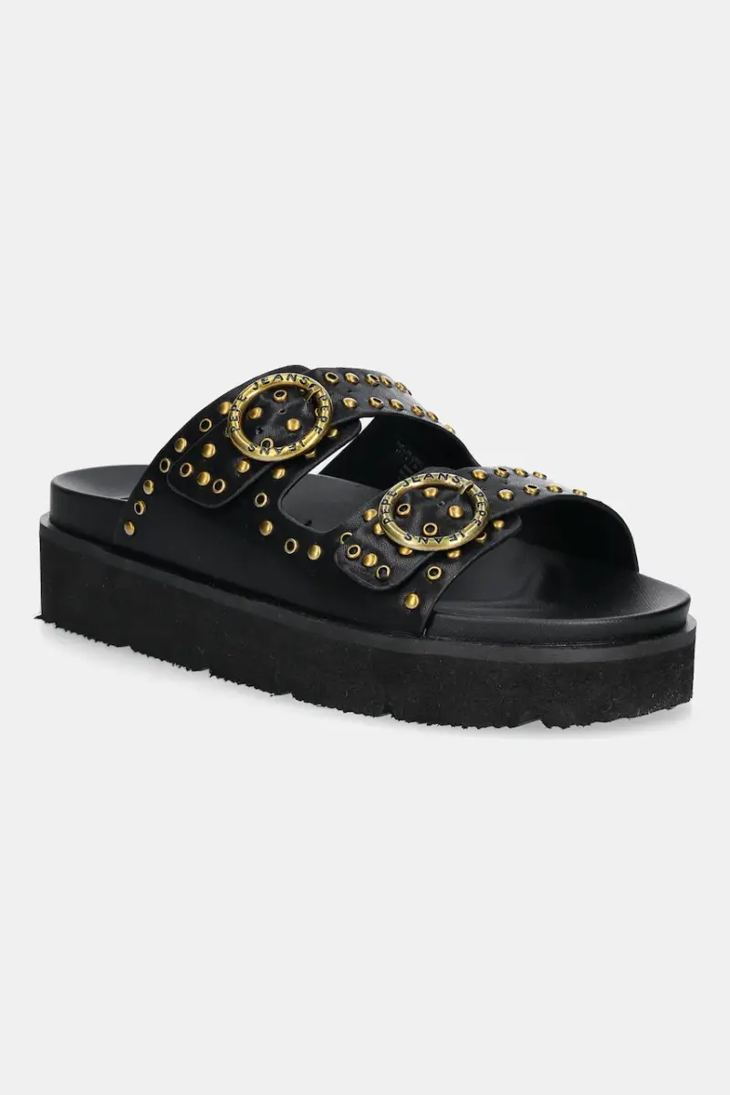 ciabatte slide POLA BUCKLE colore nero PLS90679