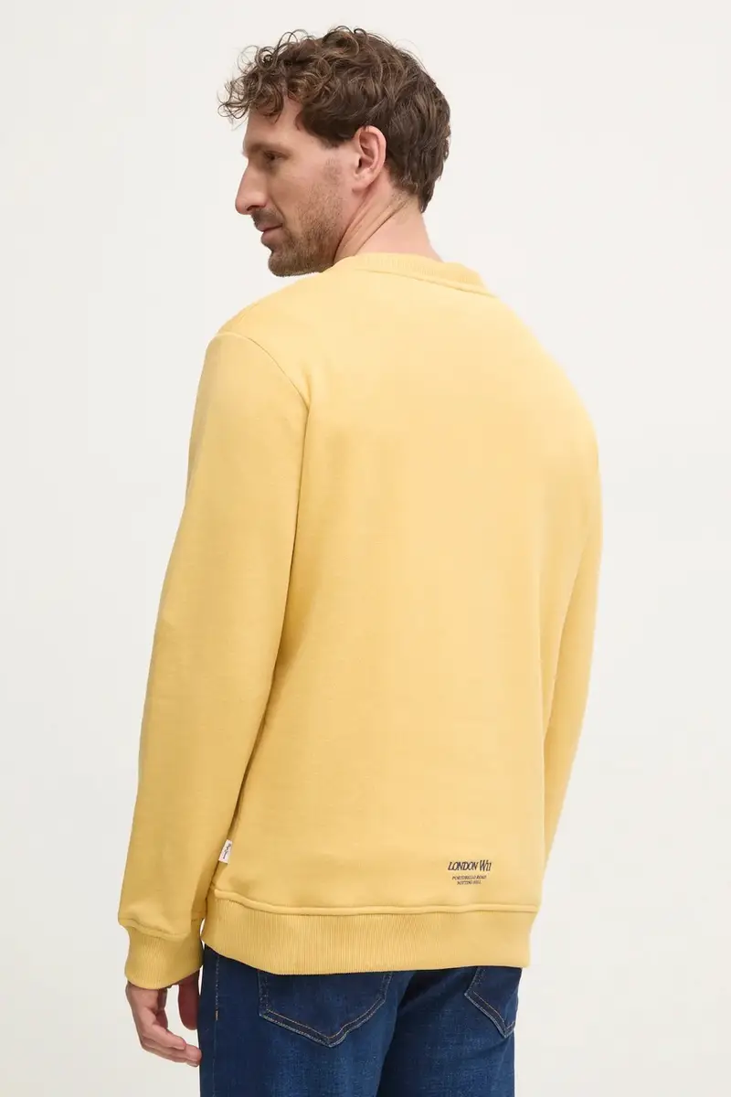 felpa DAMIAN CREW uomo colore giallo PM582754 miniatura 3