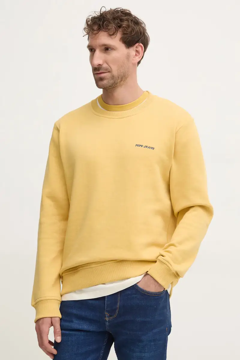 felpa DAMIAN CREW uomo colore giallo PM582754