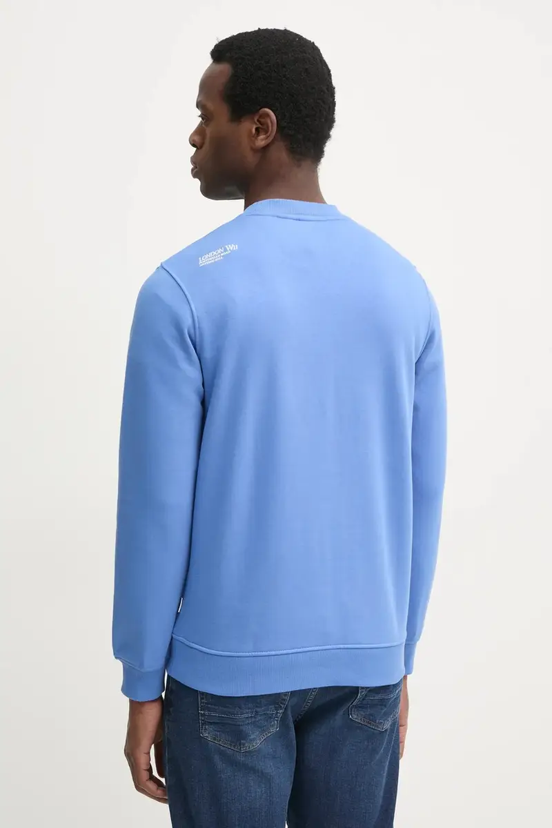 felpa DYLAN CREW uomo colore violetto con applicazione PM582756 miniatura 3